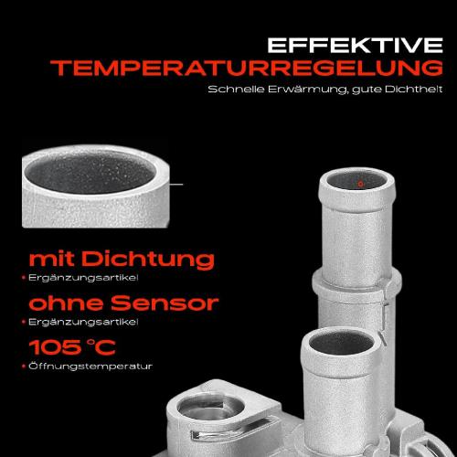 Frankberg 1x Thermostat Kühlmittel für Opel Astra G H J GTC Caravan Stufenheck A04 1.6L 2002-2015 Bild Frankberg 1x Thermostat Kühlmittel für Opel Astra G H J GTC Caravan Stufenheck A04 1.6L 2002-2015