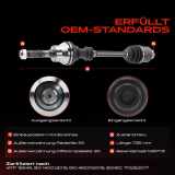 1x Antriebswelle Vorderachse für Mercedes-Benz 100 Bus Kasten W631 2.4L 1988-1996