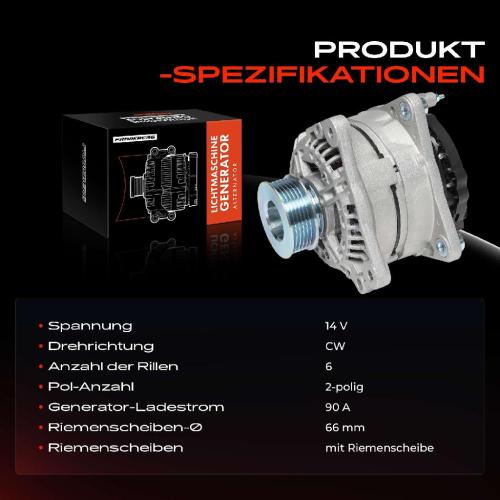 1x Lichtmaschine Generator für VW Bora Golf LT Audi A4 Seat Leon Skoda Octavia Bild 1x Lichtmaschine Generator für VW Bora Golf LT Audi A4 Seat Leon Skoda Octavia