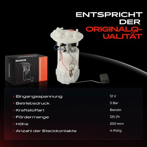 Frankberg 1x Kraftstoffpumpe für Renault Kangoo KC0/1 Kangoo Express FC0/1 1.6L Bj ab 2001 Bild Frankberg 1x Kraftstoffpumpe für Renault Kangoo KC0/1 Kangoo Express FC0/1 1.6L Bj ab 2001