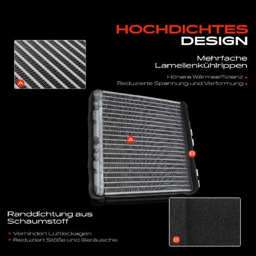 1x Wärmetauscher Innenraumheizung für Saab 900 II 9-3 YS3D Cabriolet Bild 1x Wärmetauscher Innenraumheizung für Saab 900 II 9-3 YS3D Cabriolet