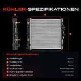 1x Kühler Wasserkühler Motorkühler für Honda Civic V VI Hatchback Coupe MG Rover