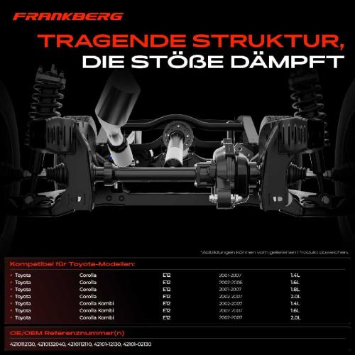 1x Achskörper Achsträger Motorträger Hinterachse für Toyota Corolla E12 E12J E12T NDE12 ZDE12 ZZE12 Bild 1x Achskörper Achsträger Motorträger Hinterachse für Toyota Corolla E12 E12J E12T NDE12 ZDE12 ZZE12