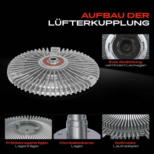 1x Lüfterkupplung Kühlerlüfte für Mercedes-Benz W124 S124 W201 W202 S210 W210 Bild 1x Lüfterkupplung Kühlerlüfte für Mercedes-Benz W124 S124 W201 W202 S210 W210