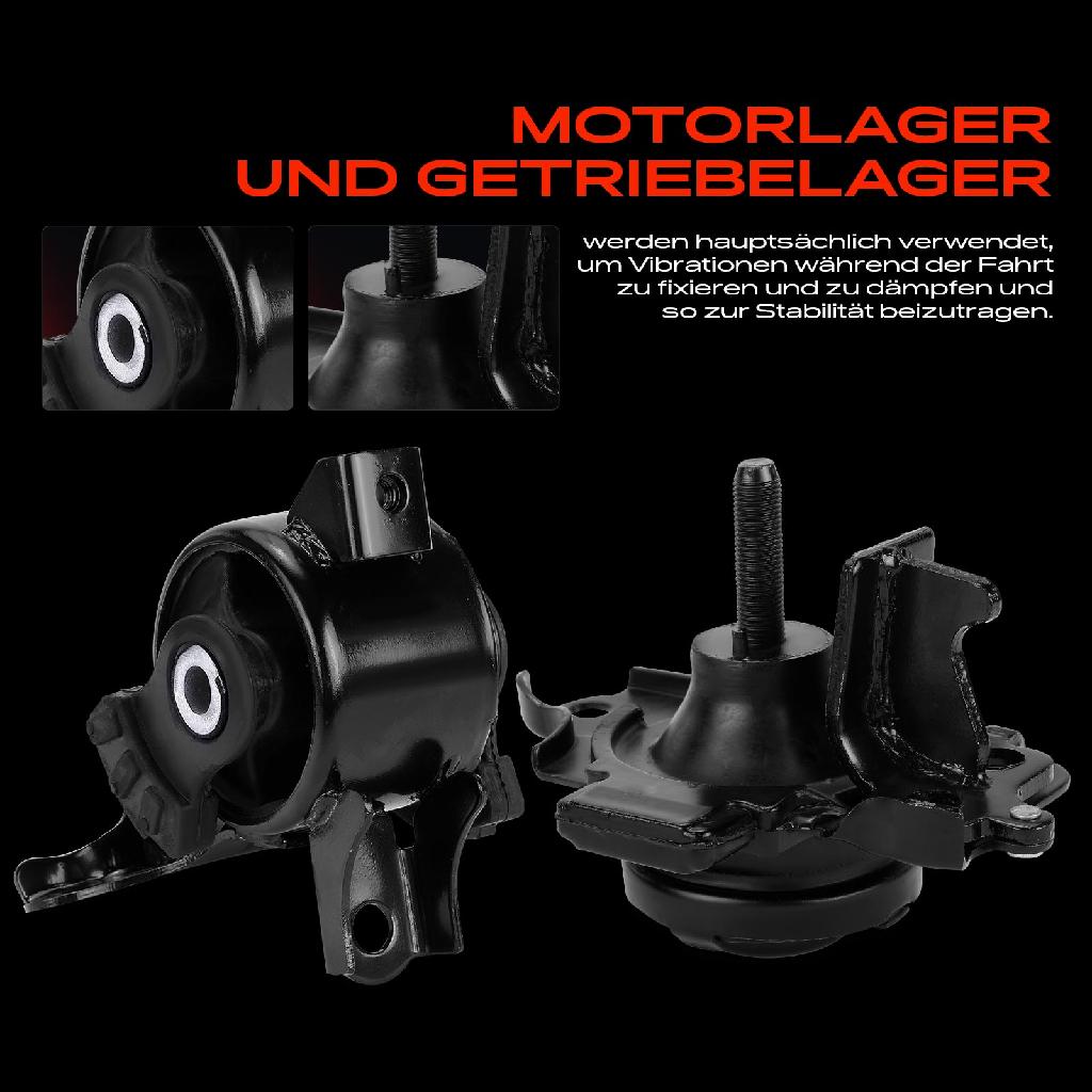 1x Motorlager Getriebelagerlager Vorne für Honda Jazz II GD GE2 GE3 1.5L
