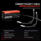 2x Bremsschlauch Bremsschläuche Hinterachse Links oder Rechts für Mazda 3 BK BL 5 CR19 CW