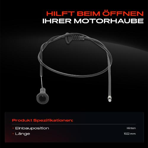 1x Motorhaubenzug für BMW X3 E83 2.0L 2.5L 2003-2008 Bild 1x Motorhaubenzug für BMW X3 E83 2.0L 2.5L 2003-2008