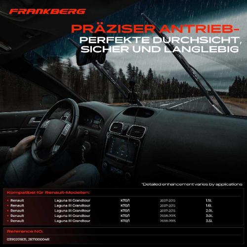 Frankberg 1x Wischermotor Scheibenwischermotor Hinten für Renault Laguna 3 Grandtour KT0/1 Bild Frankberg 1x Wischermotor Scheibenwischermotor Hinten für Renault Laguna 3 Grandtour KT0/1