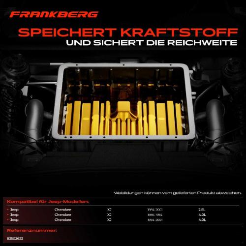 1x Kraftstofftank Kraftstoffbehälter für Jeep Cherokee XJ 2.5L 4.0L Bild 1x Kraftstofftank Kraftstoffbehälter für Jeep Cherokee XJ 2.5L 4.0L