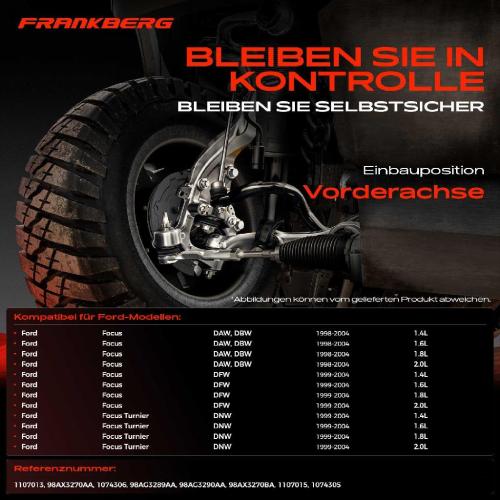 2x Spurstangenkopf Vorderachse für Ford Focus DAW DBW Focus Stufenheck DFW Focus Turnier DNW 1998-2004 Bild 2x Spurstangenkopf Vorderachse für Ford Focus DAW DBW Focus Stufenheck DFW Focus Turnier DNW 1998-2004