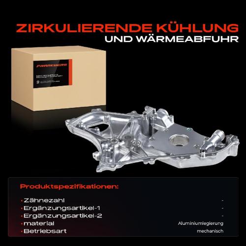 Frankberg 1x Ölpumpe für Nissan Cabstar Navara NP300 D40 Pathfinder 3 Pick-up 2.5L Bild Frankberg 1x Ölpumpe für Nissan Cabstar Navara NP300 D40 Pathfinder 3 Pick-up 2.5L