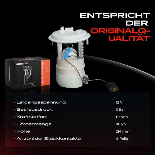 1x Kraftstoffpumpe für Citroën C4 II NC DS4 NX 1.4L 1.6L 2009-2016 Bild 1x Kraftstoffpumpe für Citroën C4 II NC DS4 NX 1.4L 1.6L 2009-2016