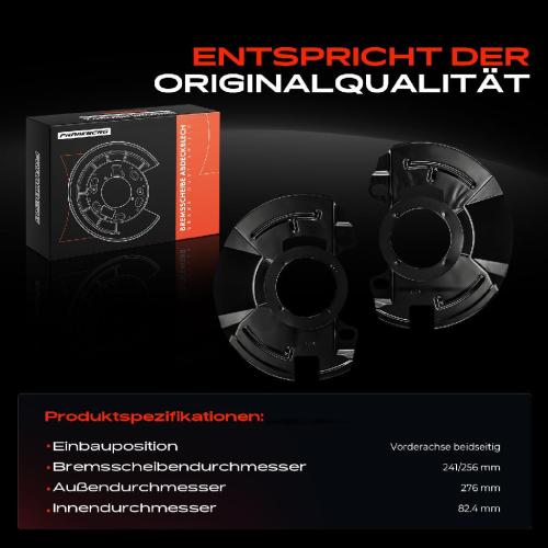 2x Ankerblech Bremsscheibe Vorderachse Beidseitig für Hyundai Getz TB 1.1L-1.6L 2001-2010 Bild 2x Ankerblech Bremsscheibe Vorderachse Beidseitig für Hyundai Getz TB 1.1L-1.6L 2001-2010