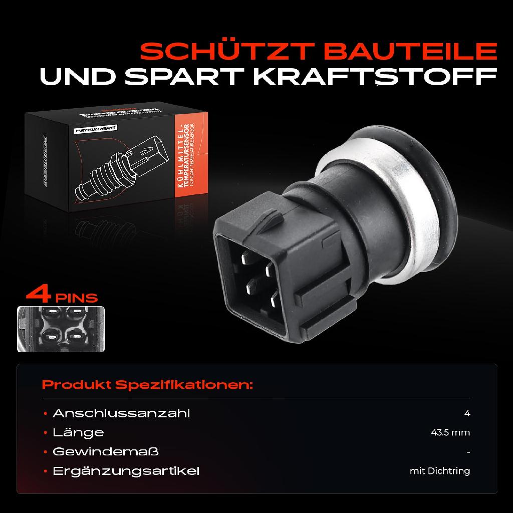 1x Kühlmitteltemperatur Sensor für Dacia Mitsubishi Nissan Opel Renault 1996-2021