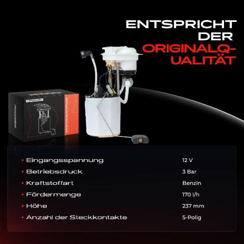 Frankberg 1x Kraftstoffpumpe für VW Passat 3C2 Passat CC 357 Passat Variant 3C5 1.4L 1.6L 1.8L 2.0L 2005-2012 Bild Frankberg 1x Kraftstoffpumpe für VW Passat 3C2 Passat CC 357 Passat Variant 3C5 1.4L 1.6L 1.8L 2.0L 2005-2012