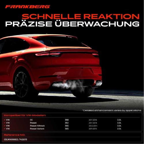 Frankberg 1x Abgastemperatursensor für VW Passat Variant Alltrack 365 362 CC 358 Bild Frankberg 1x Abgastemperatursensor für VW Passat Variant Alltrack 365 362 CC 358