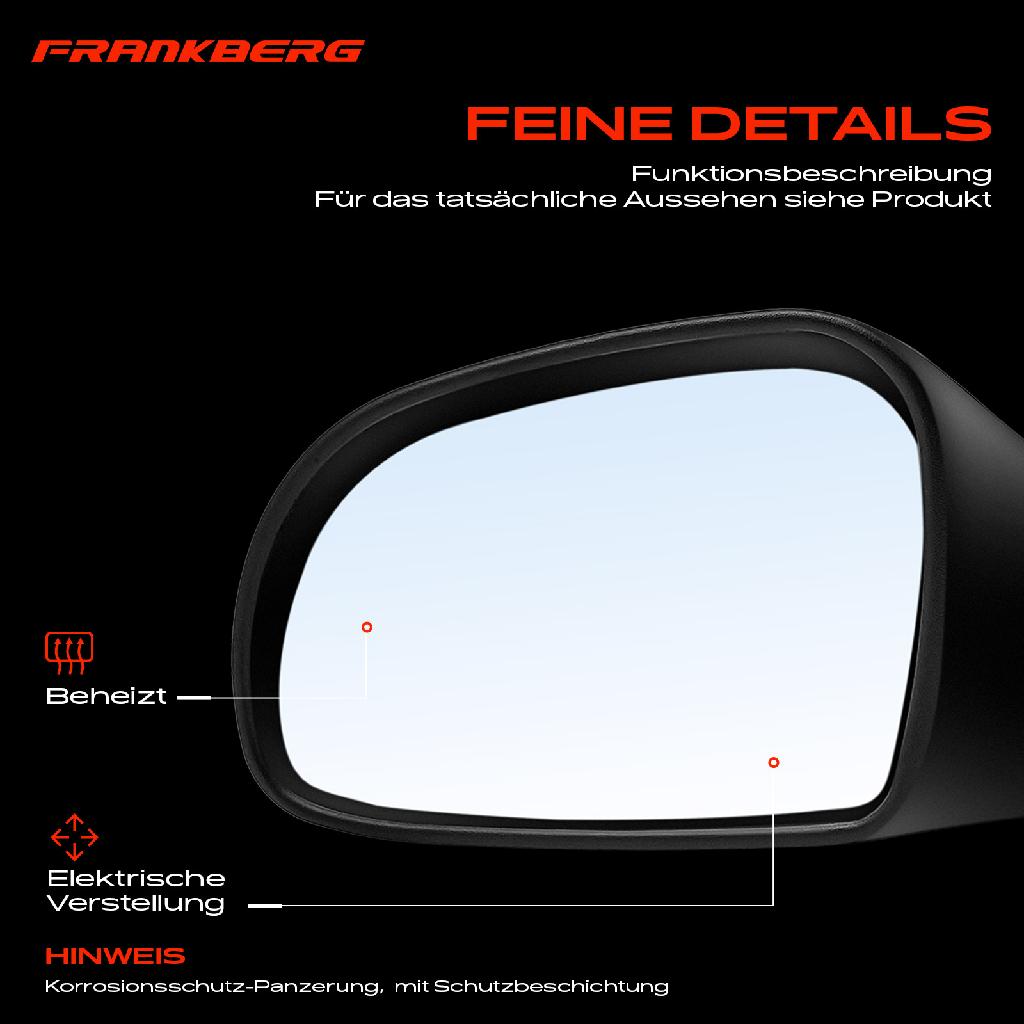 1x Außenspiegel Links für Citroën Saxo S0 S1 1996-2004