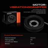 1x Riemenscheibe Kurbelwelle für Opel Astra F T92 Calibra A C89 Omega B V94 2.5L