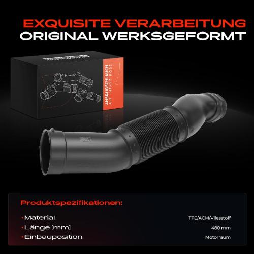 Frankberg 1x Ansaugschlauch, Luftfilter für Mercedes-Benz W220 S55 S500 C215 CL55 CL500 1998-2006 Bild Frankberg 1x Ansaugschlauch, Luftfilter für Mercedes-Benz W220 S55 S500 C215 CL55 CL500 1998-2006