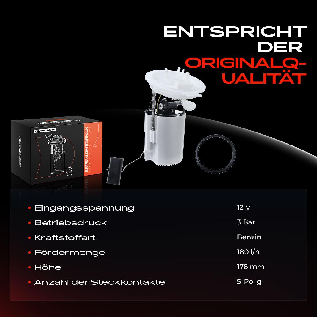 1x Kraftstoffpumpe für VW Golf Sportsvan VII Variant Seat Leon ST Kasten/Kombi Skoda Karoq Octavia III