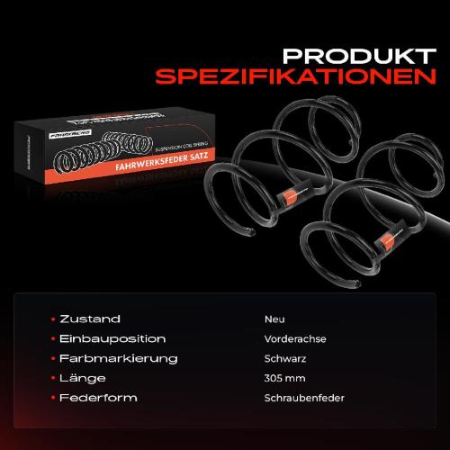 2x Fahrwerksfeder Vorderachse für Dacia Sandero II Renault Logan/Stepway II B8 Bj ab 2012 Bild 2x Fahrwerksfeder Vorderachse für Dacia Sandero II Renault Logan/Stepway II B8 Bj ab 2012