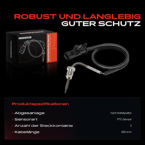 1x Abgastemperatursensor für Volvo XC40 536 2.0L 2017-2021 Bild 1x Abgastemperatursensor für Volvo XC40 536 2.0L 2017-2021