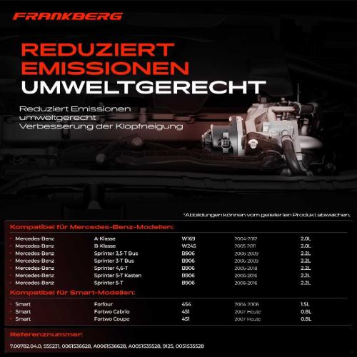 1x AGR-Ventil Abgasrückführungsventil für Mercedes-Benz A-Klasse W169 B-Klasse W245 Sprinter 3,5-T Bus B906 Bild 1x AGR-Ventil Abgasrückführungsventil für Mercedes-Benz A-Klasse W169 B-Klasse W245 Sprinter 3,5-T Bus B906