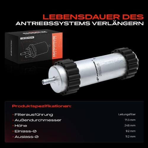 1x Kraftstofffilter für Audi A4 8K 8W A5 8T A6 A7 4G A8 4H Q5 FY Q7 4L Bild 1x Kraftstofffilter für Audi A4 8K 8W A5 8T A6 A7 4G A8 4H Q5 FY Q7 4L