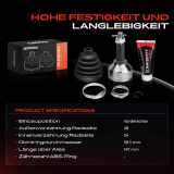 1x Antriebswelle Gelenksatz Vorderachse für Citroën Berlingo C4 C5 Peugeot 308 508 II