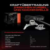 1x Zahnriemensatz Zahnriemen für Citroën BX ZX Peugeot 205 305 309 405 Rover 400 XW