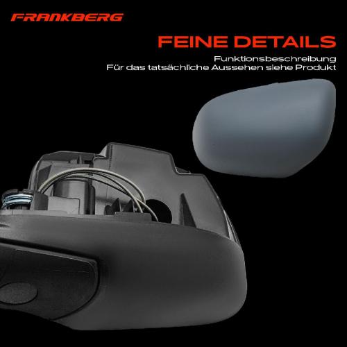 Frankberg 1x Außenspiegel Links für Nissan Micra IV K13K K13KK 1.2L 2010-2015 Bild Frankberg 1x Außenspiegel Links für Nissan Micra IV K13K K13KK 1.2L 2010-2015