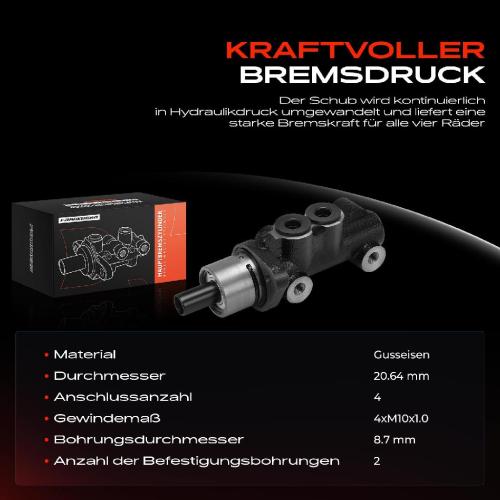 1x Hauptbremszylinder Bremszylinder für Renault Twingo I C06 S06 1.2L 2.2L Bild 1x Hauptbremszylinder Bremszylinder für Renault Twingo I C06 S06 1.2L 2.2L