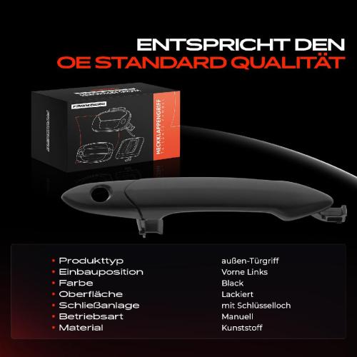1x Türgriff Vorne Links außen für Opel Karl C16 1.0L 2015-2019 Bild 1x Türgriff Vorne Links außen für Opel Karl C16 1.0L 2015-2019