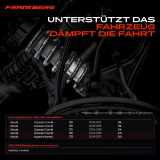 2x Fahrwerksfeder Hinterachse für Skoda Octavia II Combi 1Z5 Superb II Kombi 3T5