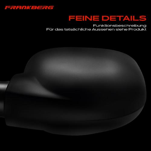 Frankberg 1x Außenspiegel Rechts für Dacia Logan MCV LS KS 1.2L 1.4L 1.5L 1.6L Bj ab 2004 Bild Frankberg 1x Außenspiegel Rechts für Dacia Logan MCV LS KS 1.2L 1.4L 1.5L 1.6L Bj ab 2004