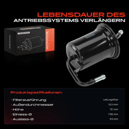 1x Kraftstofffilter für Mazda MX-5 NA NB NC 1.6L 1.8L 1993-2005 Bild 1x Kraftstofffilter für Mazda MX-5 NA NB NC 1.6L 1.8L 1993-2005