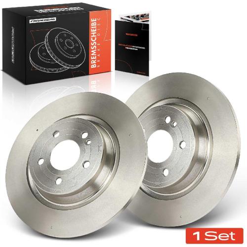 2x Bremsscheiben Hinterachse für Mercedes-Benz W177 V177 W247 C118 X118 H243 X243 H247 X247 Bild 2x Bremsscheiben Hinterachse für Mercedes-Benz W177 V177 W247 C118 X118 H243 X243 H247 X247