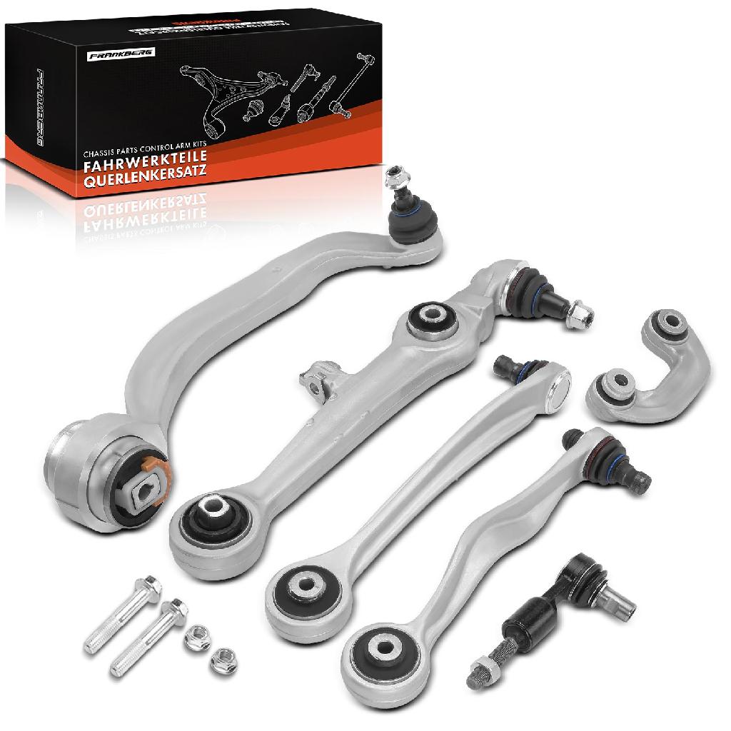 Frankberg 1x Querlenker Satz Vorderachse für VW Passat Variant Audi A6 Avant Skoda Superb I 2.7L 2.8L 2.3L 4.0L 1997-2008