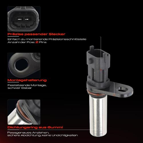 1x Kurbelwellensensor Impulsgeber für Opel Astra G H Combo Corsa C Meriva Vectra B C 1.4L 1.6L Bild 1x Kurbelwellensensor Impulsgeber für Opel Astra G H Combo Corsa C Meriva Vectra B C 1.4L 1.6L