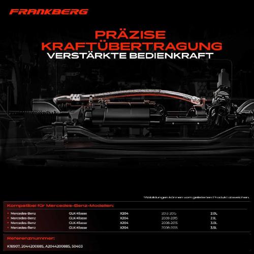 1x Seilzug Feststellbremse Mitte für Mercedes-Benz GLK-Class X204 2.0L 2008-2015 Bild 1x Seilzug Feststellbremse Mitte für Mercedes-Benz GLK-Class X204 2.0L 2008-2015