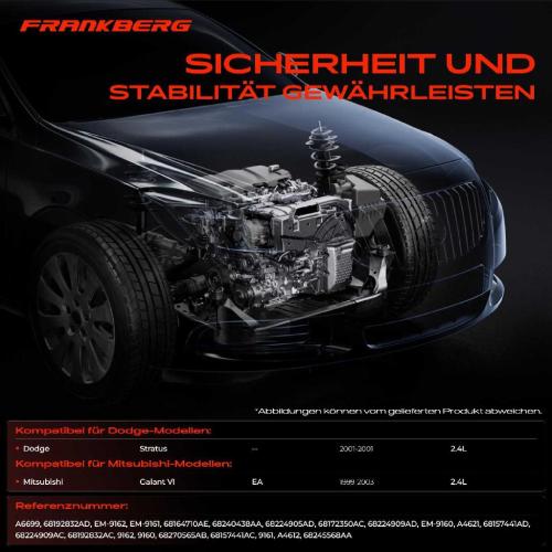 2x Motorlager Getriebelagerlager Links für Mitsubishi Galant VI Dodge Stratus 2.4L Bild 2x Motorlager Getriebelagerlager Links für Mitsubishi Galant VI Dodge Stratus 2.4L