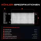 1x Kühler Wasserkühler Motorkühler für Fiat Cinquecento 170 Seicento/600 187