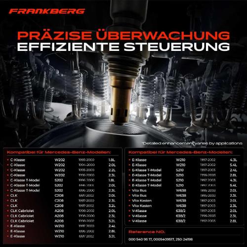 Frankberg 1x Lambdasonde Regelsonde Vor Katalysator für Mercedes-Benz W202 S202 C208 A208 903 Bild Frankberg 1x Lambdasonde Regelsonde Vor Katalysator für Mercedes-Benz W202 S202 C208 A208 903