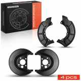 Frankberg 4x Ankerblech Bremsscheibe Vorne und Hinten für VW Golf Audi A3 8L1 Seat Leon Skoda