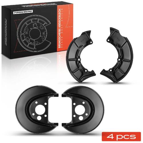 Frankberg 4x Ankerblech Bremsscheibe Vorne und Hinten für VW Golf Audi A3 8L1 Seat Leon Skoda Bild Frankberg 4x Ankerblech Bremsscheibe Vorne und Hinten für VW Golf Audi A3 8L1 Seat Leon Skoda
