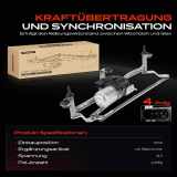 Frankberg 1x Wischerarm Scheibenwischer Vorne für VW Caddy III 2C_ 2K_ Touran 1T1 1T2