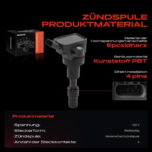 1x Zündmodul Zündspule für Hyundai i10 I10 II Cargo i20 Active Coupe Hatchback Van i30 Combi Fastback Kombi Bild 1x Zündmodul Zündspule für Hyundai i10 I10 II Cargo i20 Active Coupe Hatchback Van i30 Combi Fastback Kombi