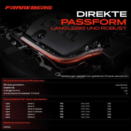 1x Kühlerschlauch Turboschlauch für Opel Astra G Caravan Stufenheck Zafira A MPV Bild 1x Kühlerschlauch Turboschlauch für Opel Astra G Caravan Stufenheck Zafira A MPV