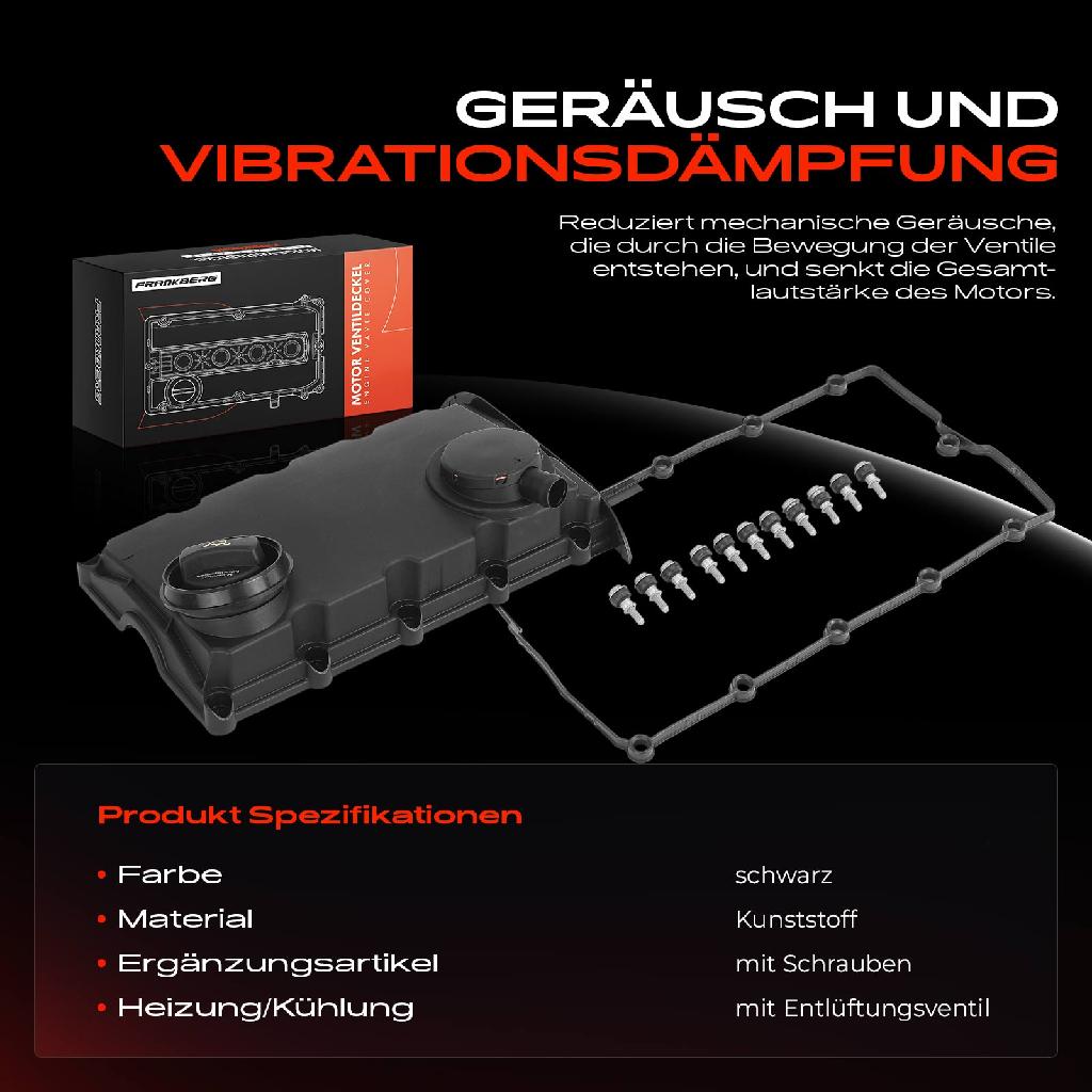 1x Ventildeckel Zylinderkopfhaube für Audi A4 8EC 8ED B7 A6 4F2 4F5 C6 2.0L