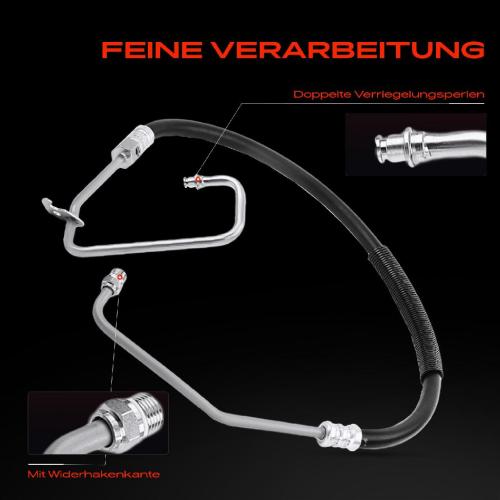1x Servolenkung Schlauch für Ford Fiesta V JD JH Fusion JU 1.25L-1.6L 2001-2012 Bild 1x Servolenkung Schlauch für Ford Fiesta V JD JH Fusion JU 1.25L-1.6L 2001-2012